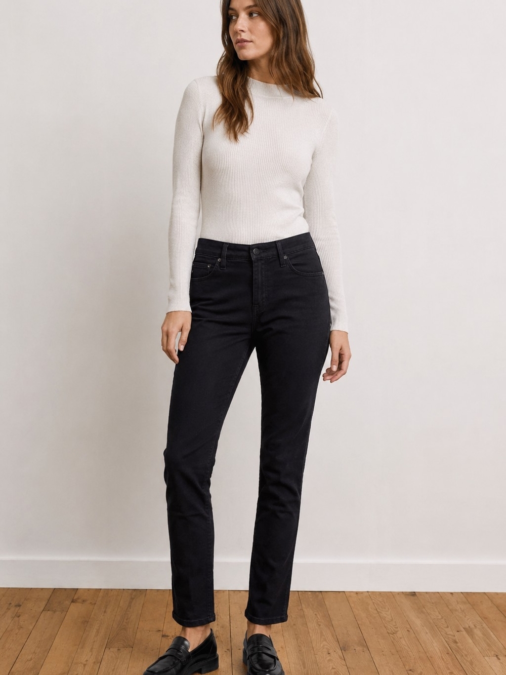AG Adriano Goldschmied The Abbey Ankle Skinny Jeans Black Women's 28